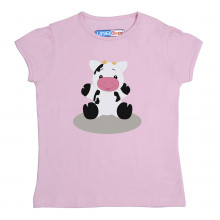 Pink Half sleeve Girls Pyjama - Baby Moo